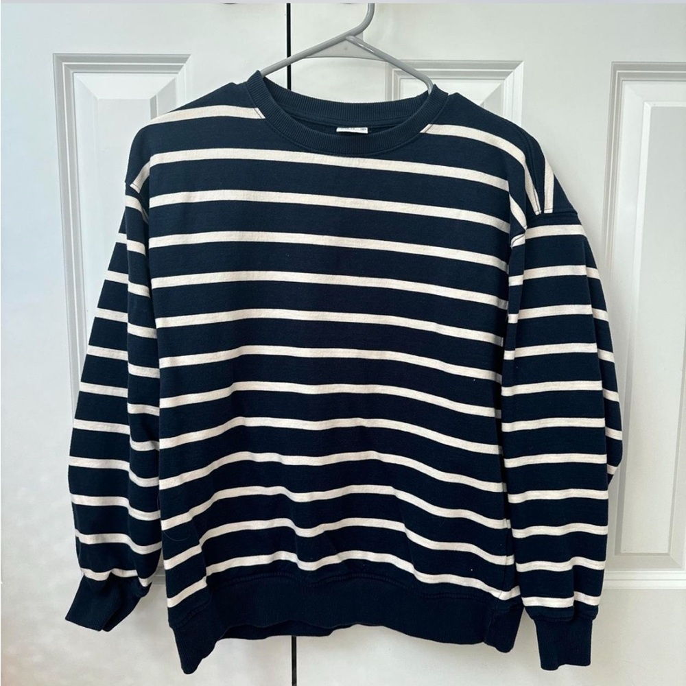 Zara kids stripe crewneck